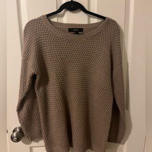 Forever 21 Tan Oversized Sweater, worn only a few times!